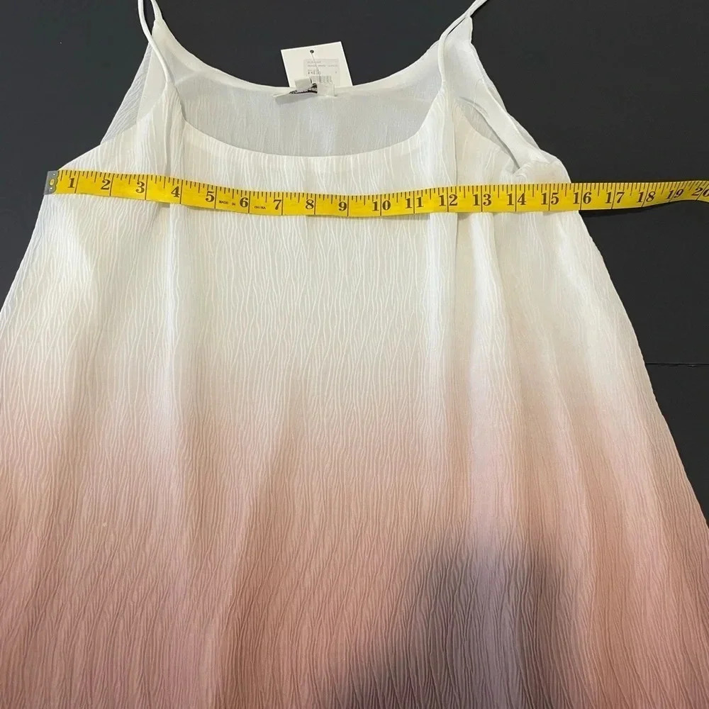 Hayden Bottega Sepia Ombré trapeze Summer dress Size Small - Picture 8 of 9